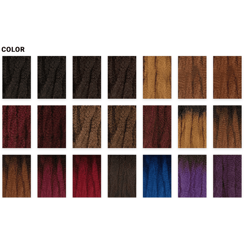 Janet Collection 2X Mambo Natural Born Locs 18" Hair Extensions - Choose Color