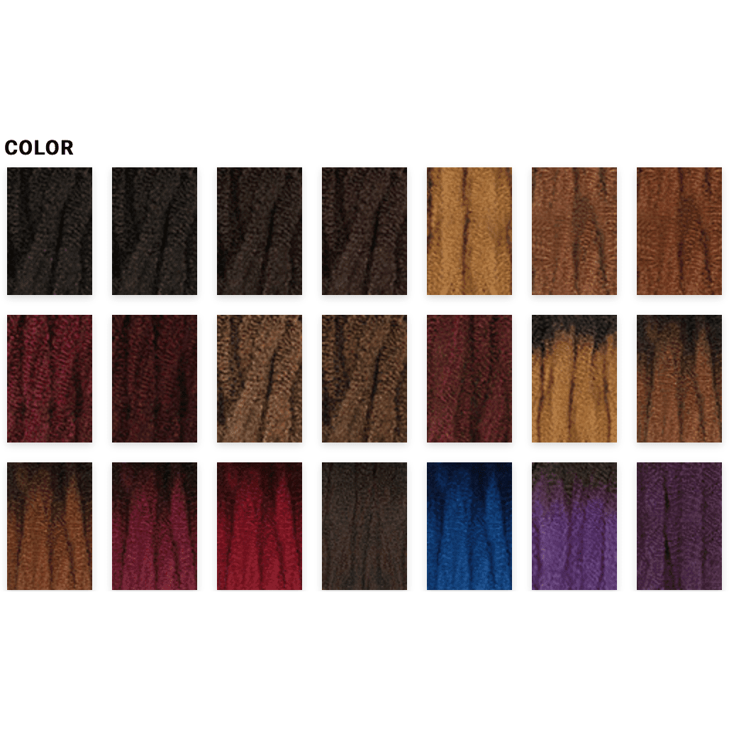 Janet Collection 2X Mambo Natural Born Locs 18" Hair Extensions - Choose Color