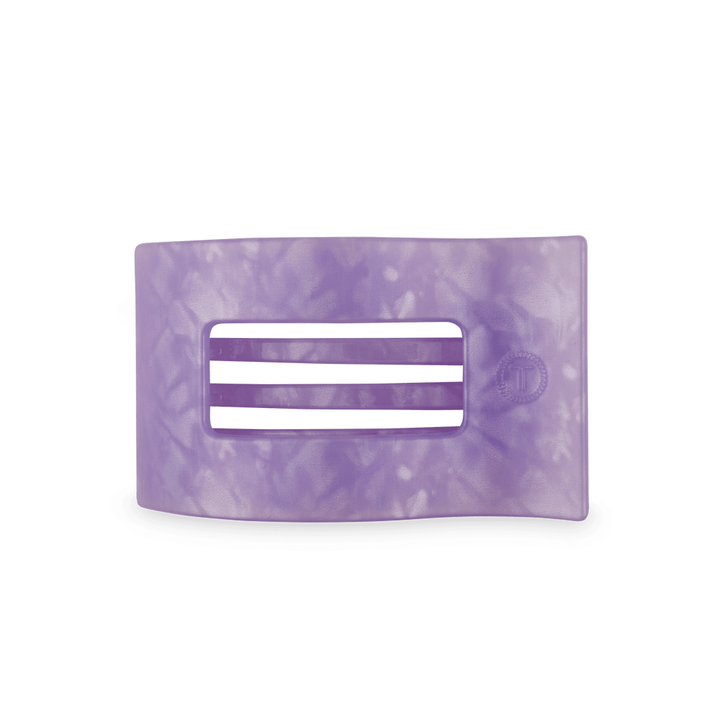 Lavender Mist Medium Flat Rectangle Hair Clip
