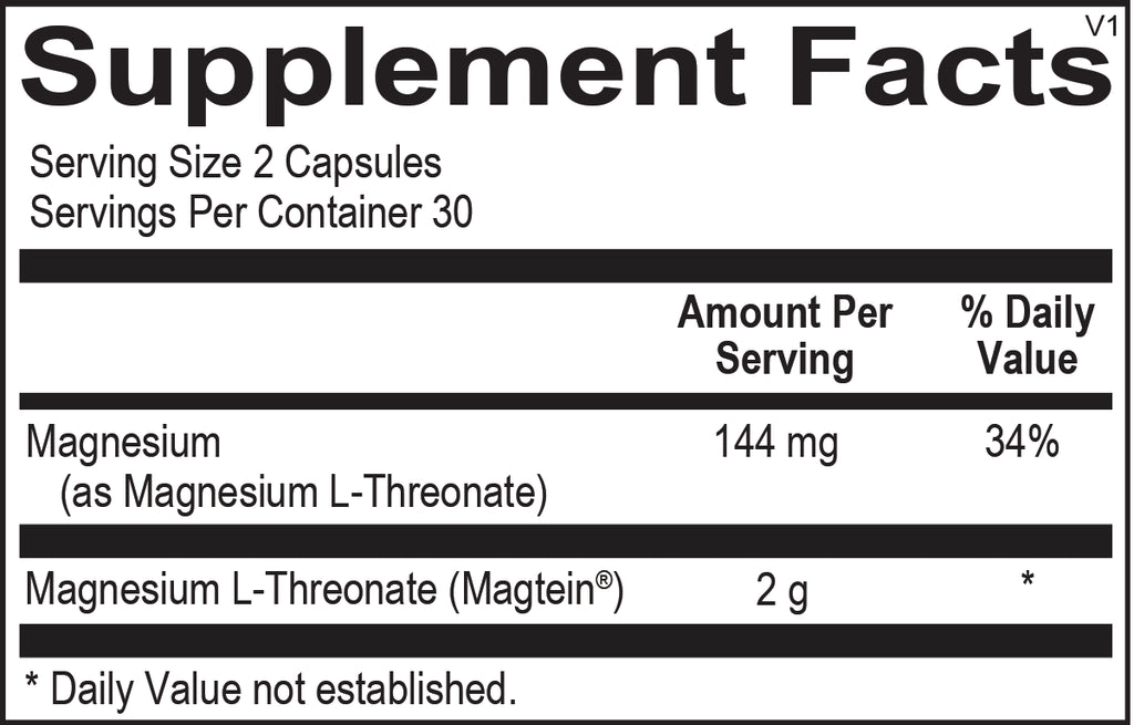 Magnesium Threonate 60ct