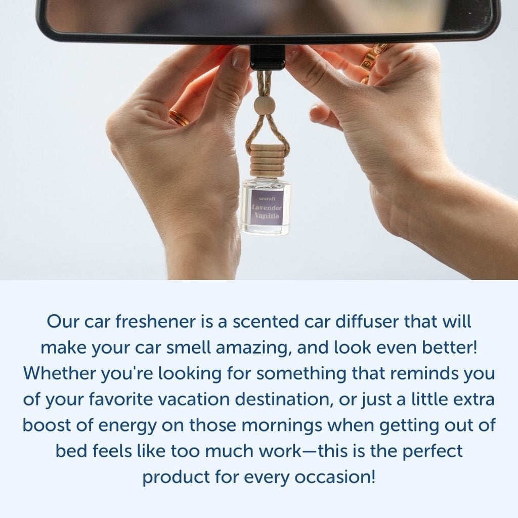Pistachio & Salted Caramel Scented Car Freshener