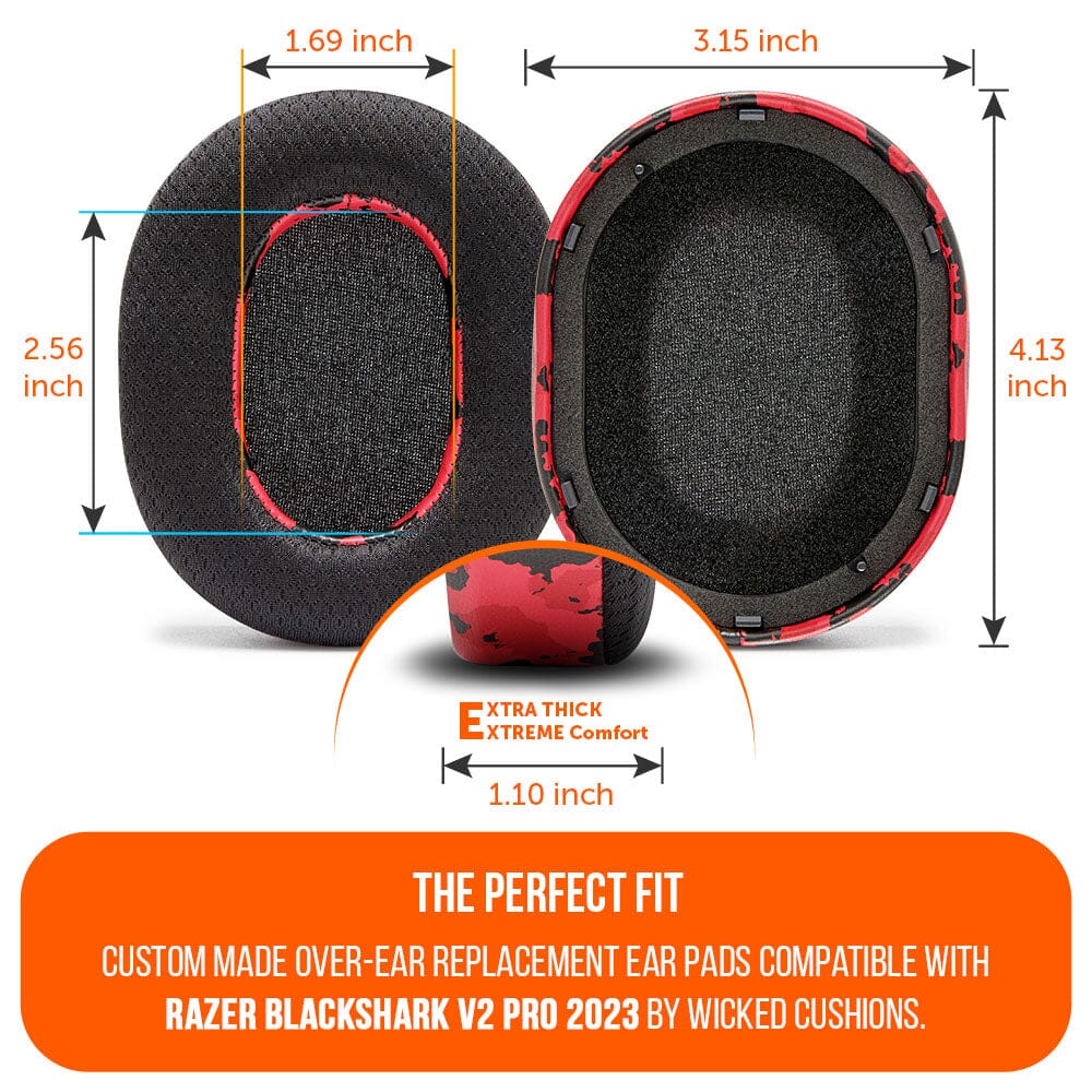 Razer Blackshark V2 Pro 2023 Earpads - WC FreeZe Cooling Gel