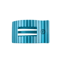 Splash Zone Medium Flat Rectangle Hair Clip