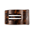 Tortoise Medium Flat Rectangle Hair Clip