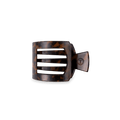 Tortoise Small Flat Square Hair Clip