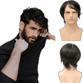 VIP Extensions Full Lace Toupee 100% Human Hair Hairpiece - Choose Color