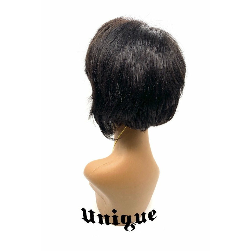 Unique 100% Human Hair Full Wig Style A9 - Choose Color