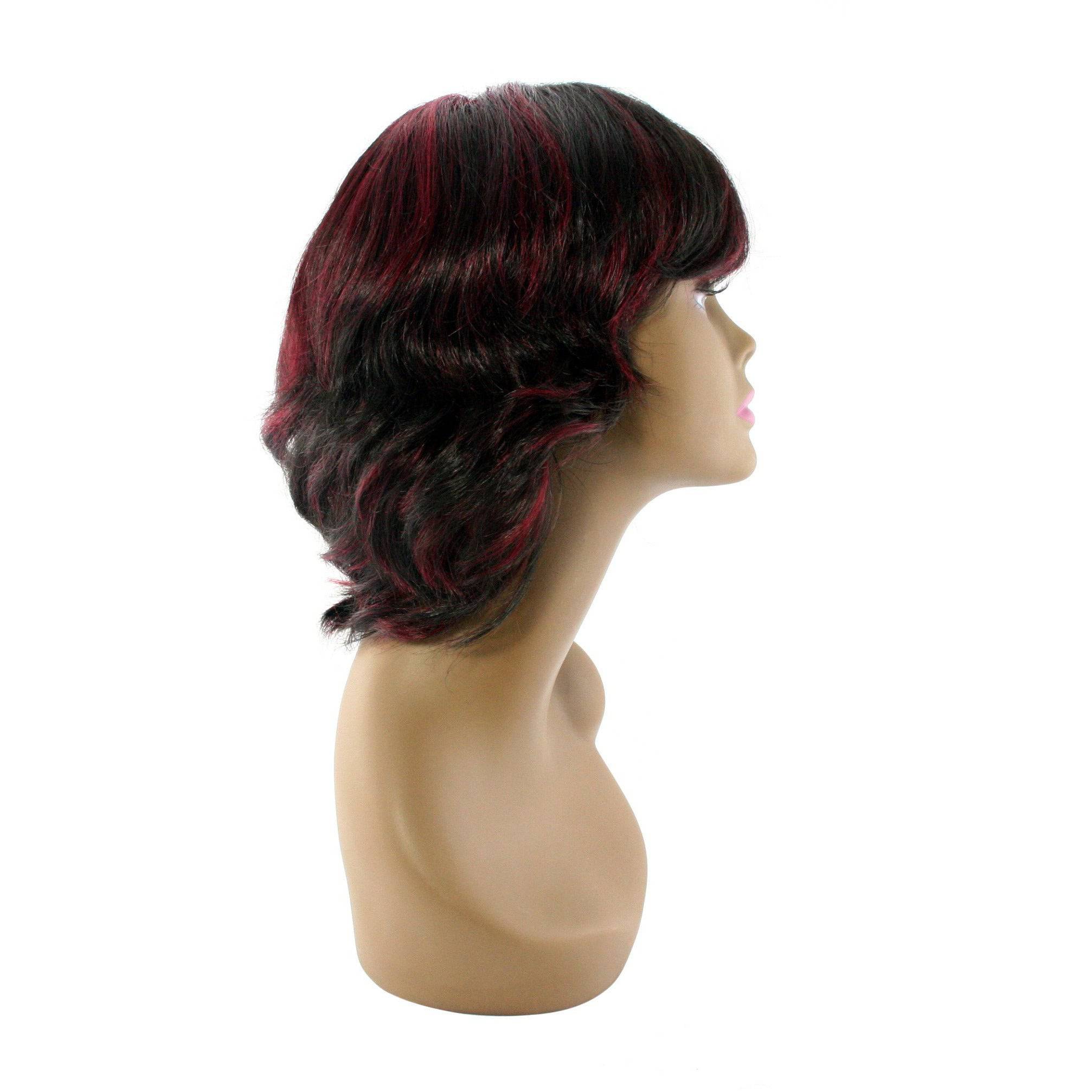 Unique 100% Human Hair Full Wig Hairpiece Style R - Choose Color