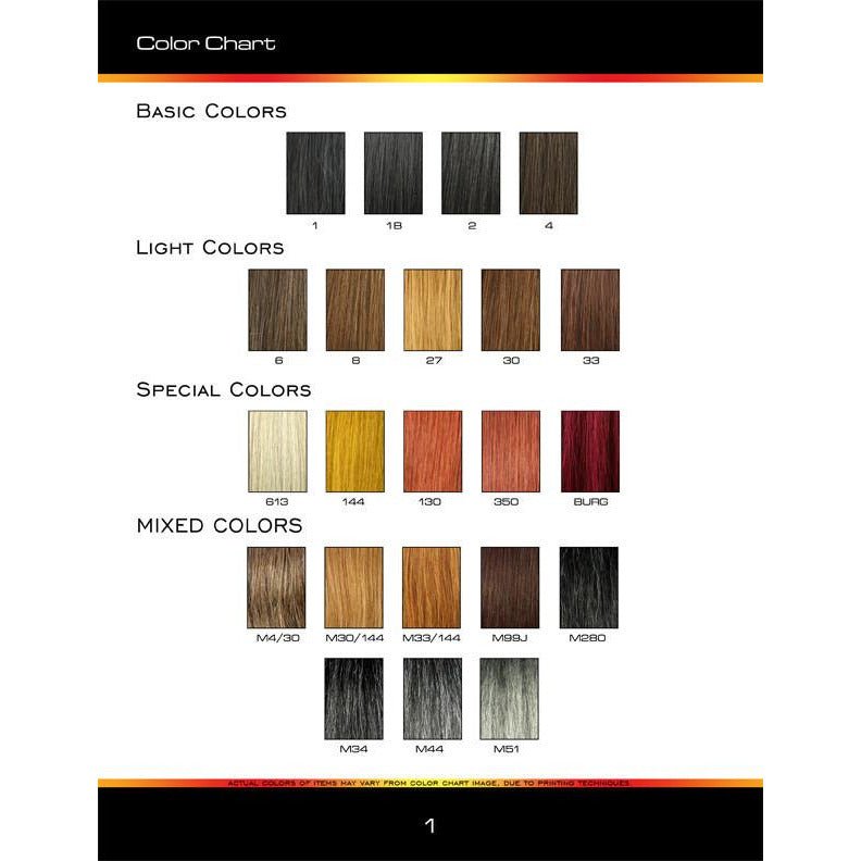 Unique 100% Human Hair Full Wig Style T Hairpiece - Choose Color