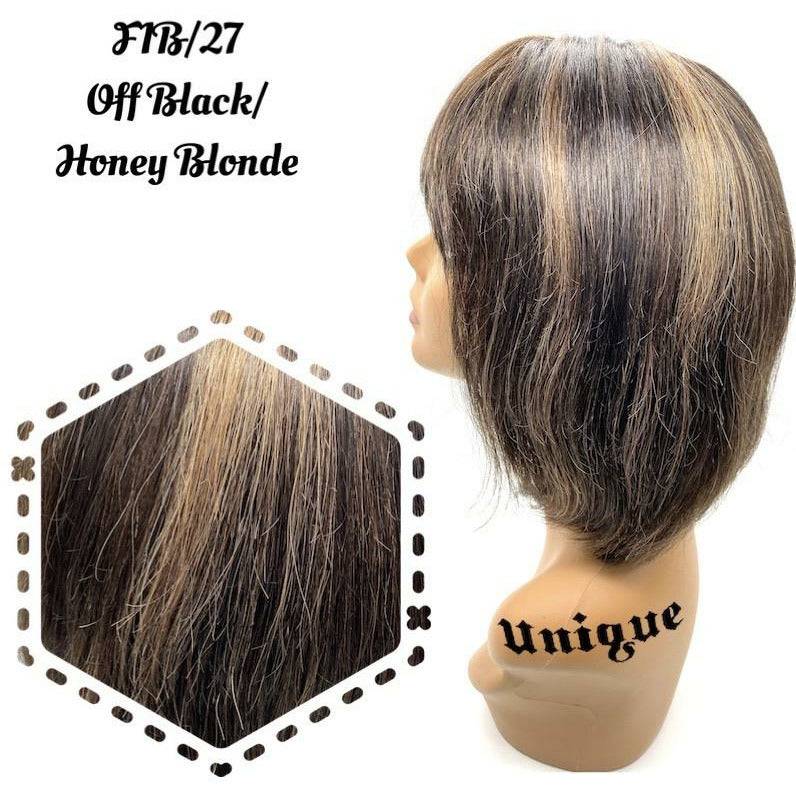 Unique 100% Human Hair Full Wig Style T Hairpiece - Choose Color