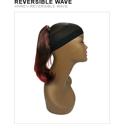 Unique Human Hair Reversable Wave Hairpiece - Choose Color