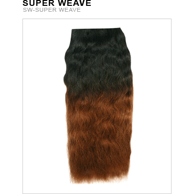 Unique's Human Hair Super Weave Wet & Wavy 12 Inch Hairpiece - Choose Color