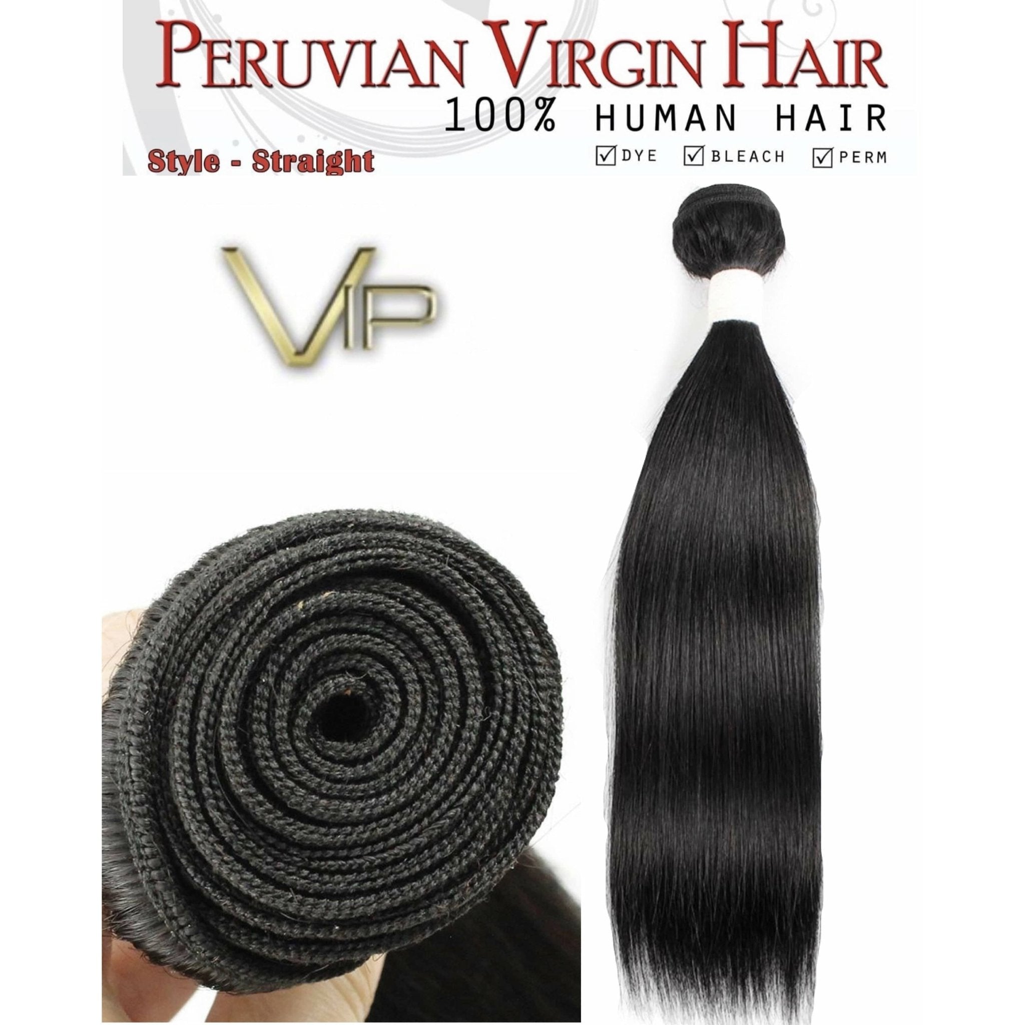 VIP Collection Peruvian Virgin Hair - Choose Color