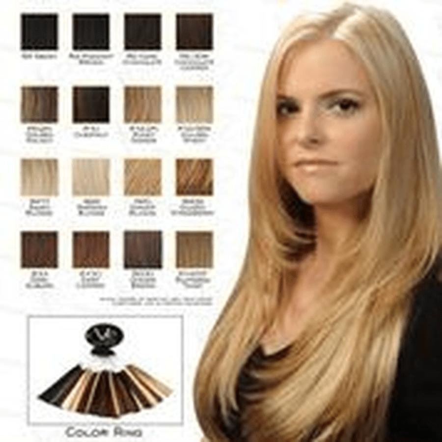 VIP Collection Pearl Synthetic Clip-In Hair Extensions - Choose Color