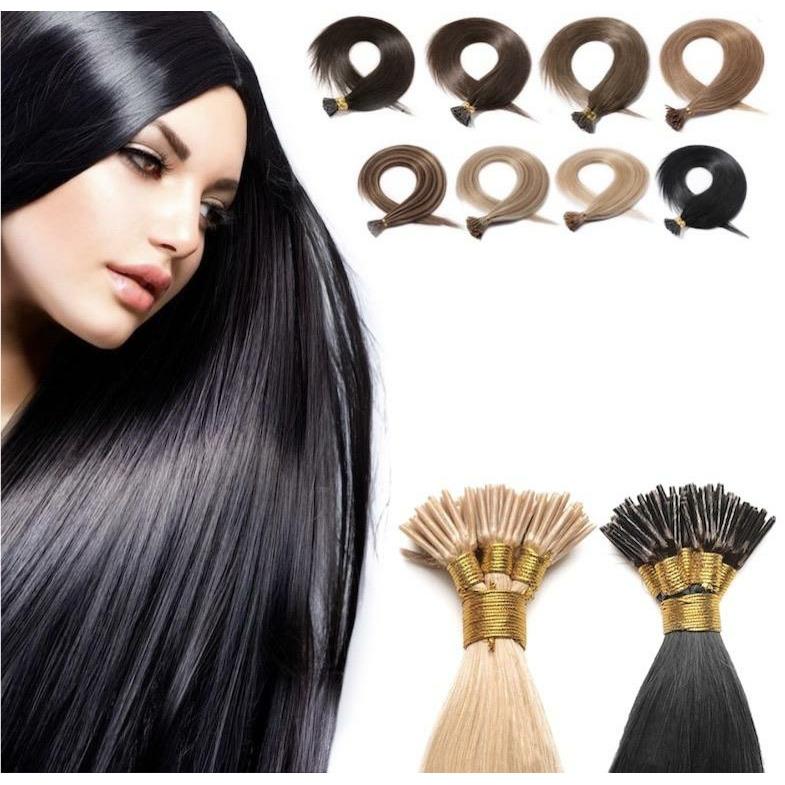 VIP Extensions I-Tip System Straight 18" (100 Grams) Hair - Choose Color