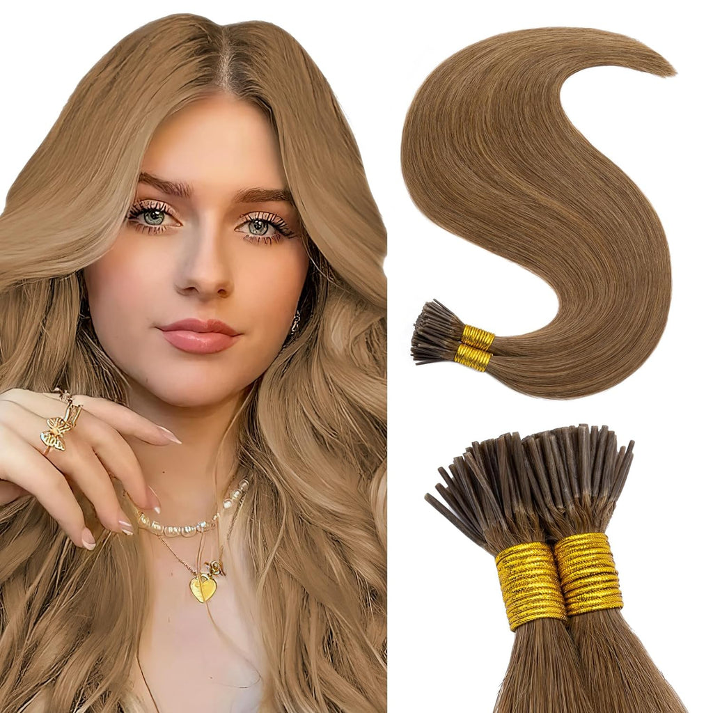 VIP Extensions I-Tip System Straight 18" (100 Grams) Hair - Choose Color