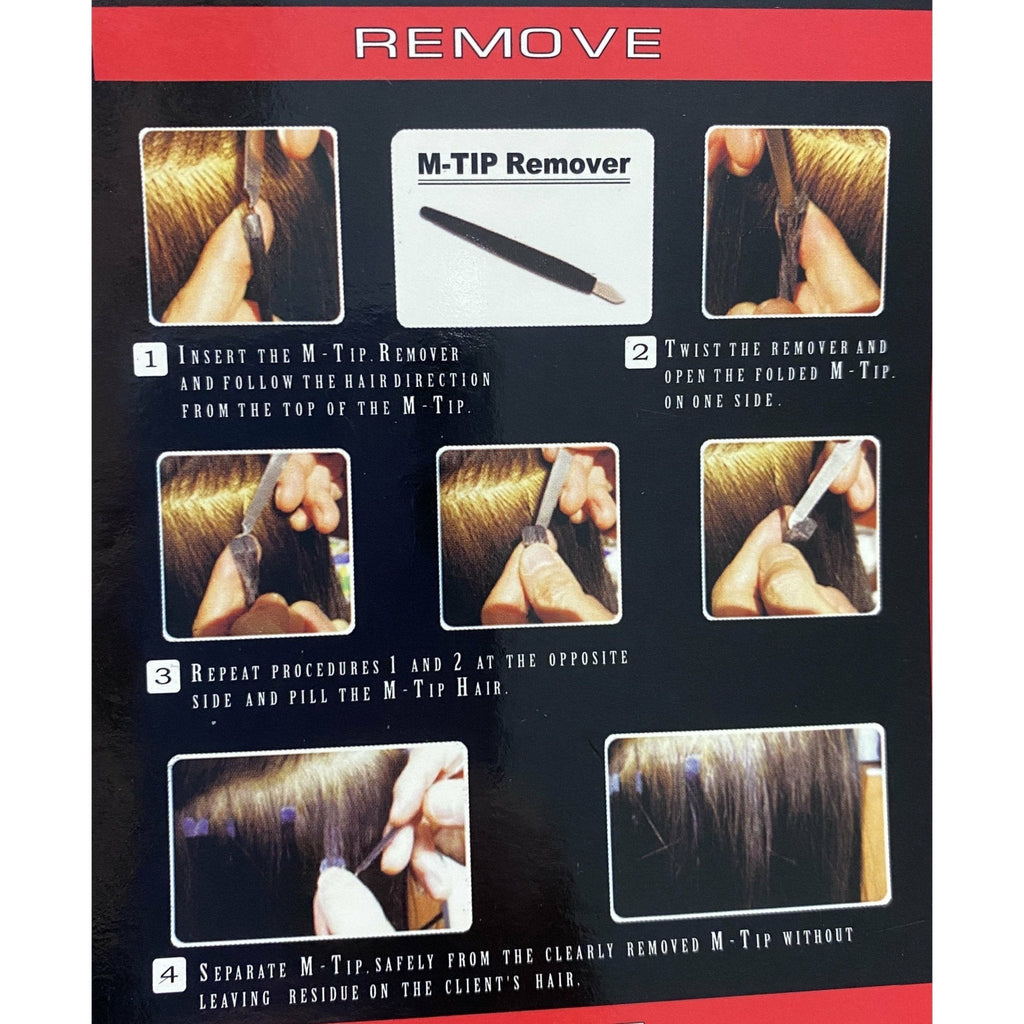 VIP M-Tip System Tape Hair Extensions 100 Strands Wavy 18" - Choose Color