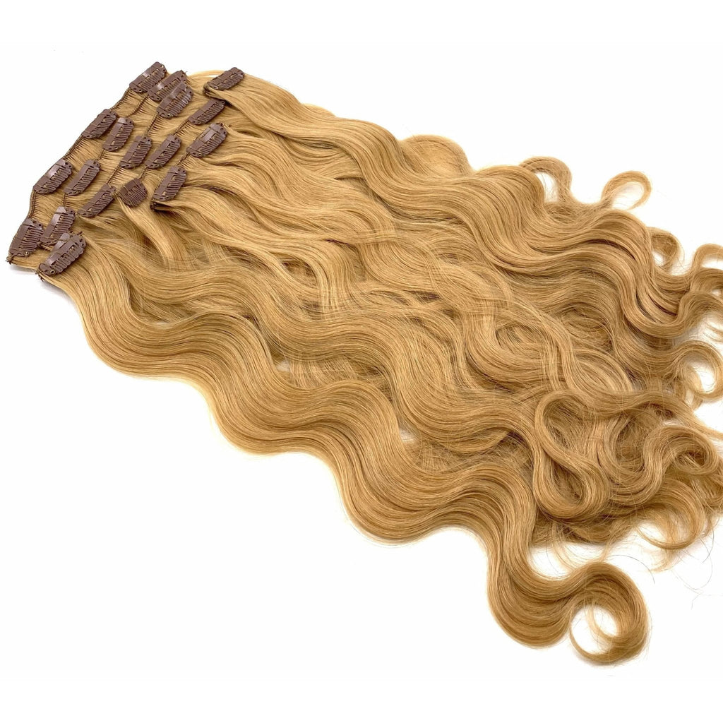 VIP M-Tip System Tape Hair Extensions 100 Strands Wavy 18" - Choose Color