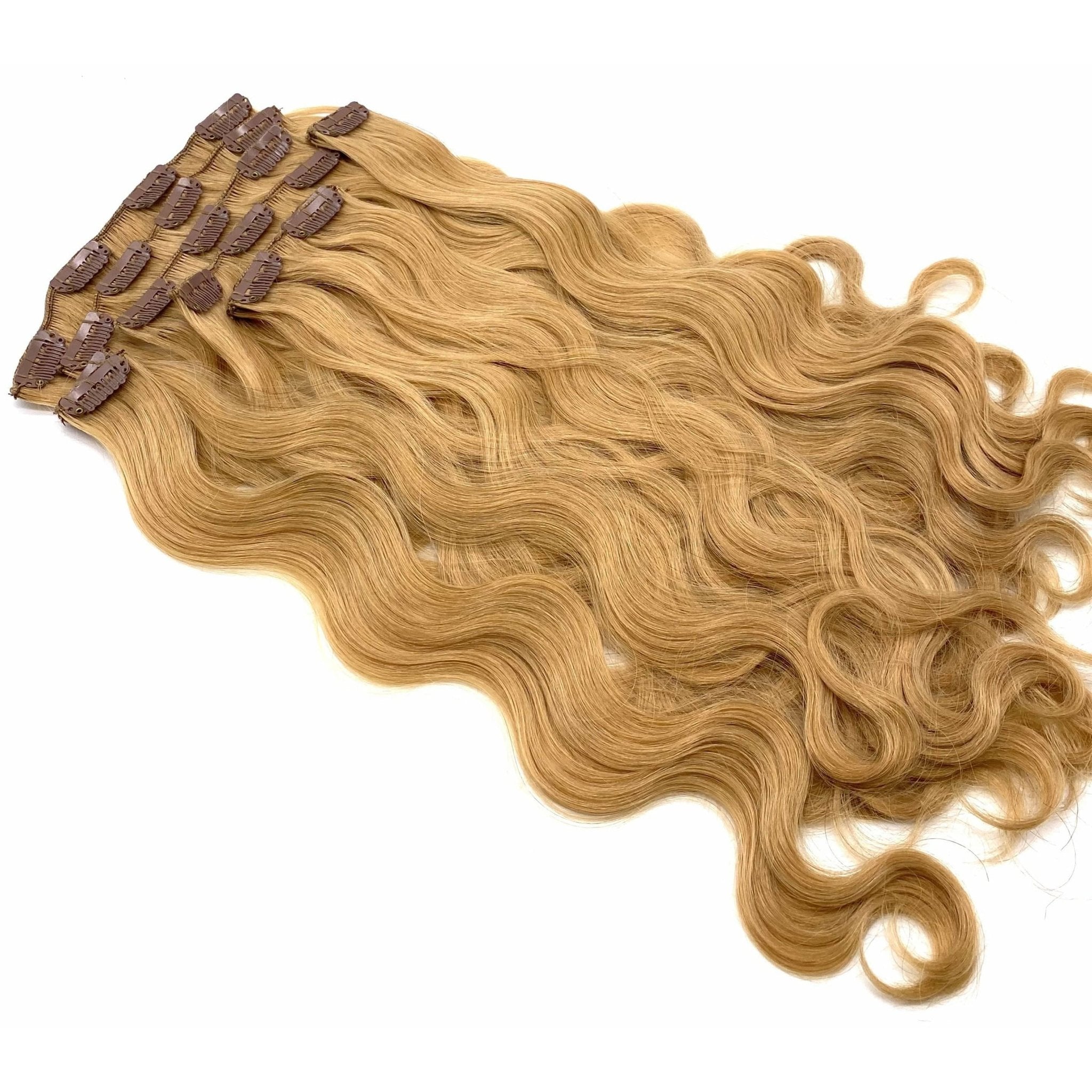 VIP M-Tip System Tape Hair Extensions 100 Strands Wavy 18" - Choose Color