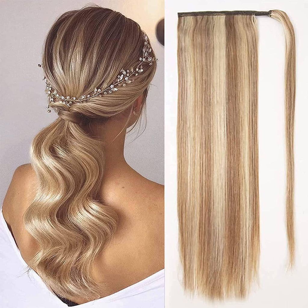 VIP Ponytail Silky 18" 100% Human Hair Extension - Choose Color