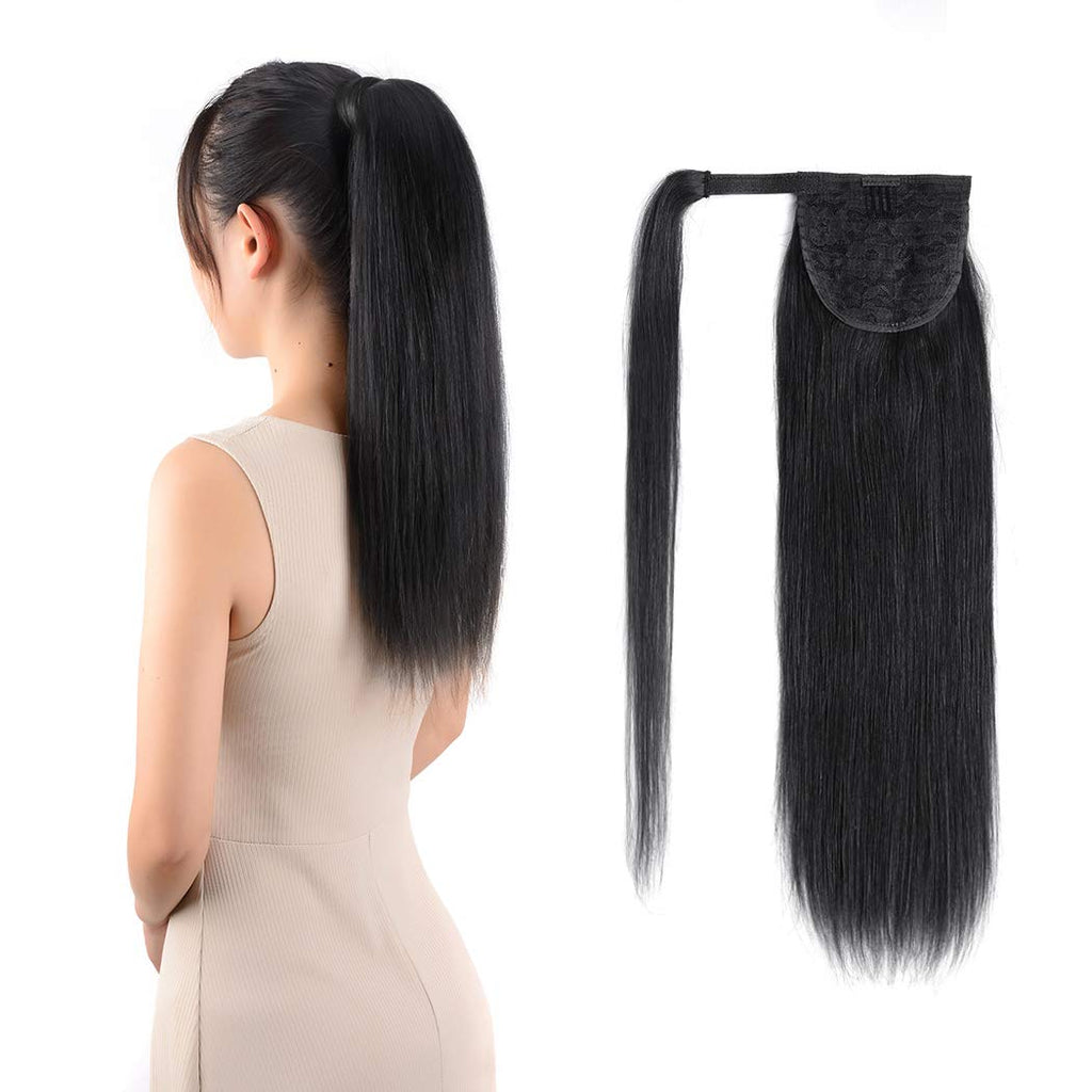 VIP Ponytail Silky 18" 100% Human Hair Extension - Choose Color