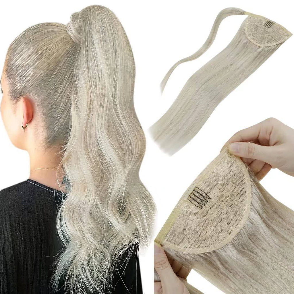 VIP Ponytail Silky 18" 100% Human Hair Extension - Choose Color