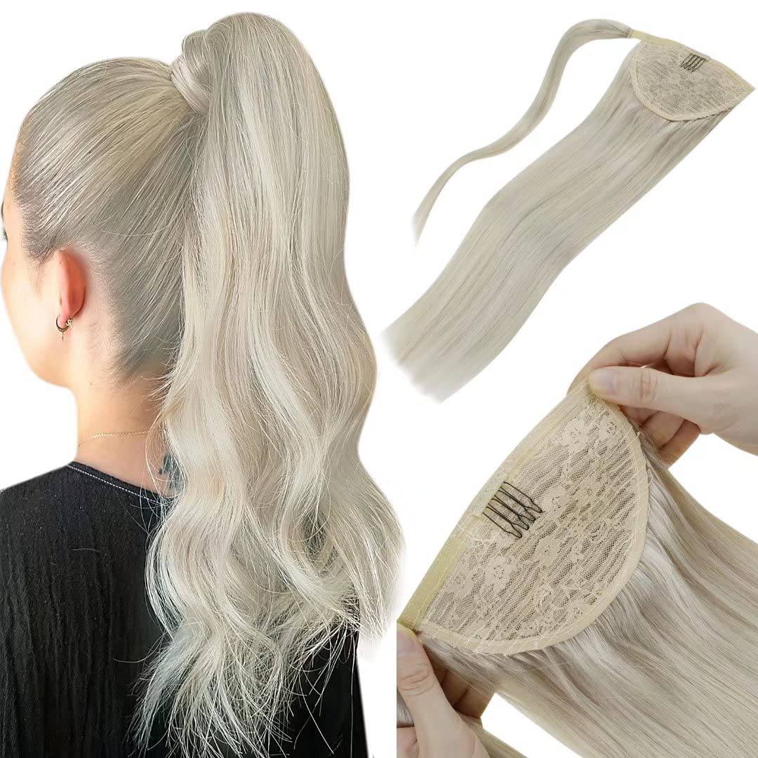 VIP Ponytail Silky 18" 100% Human Hair Extension - Choose Color
