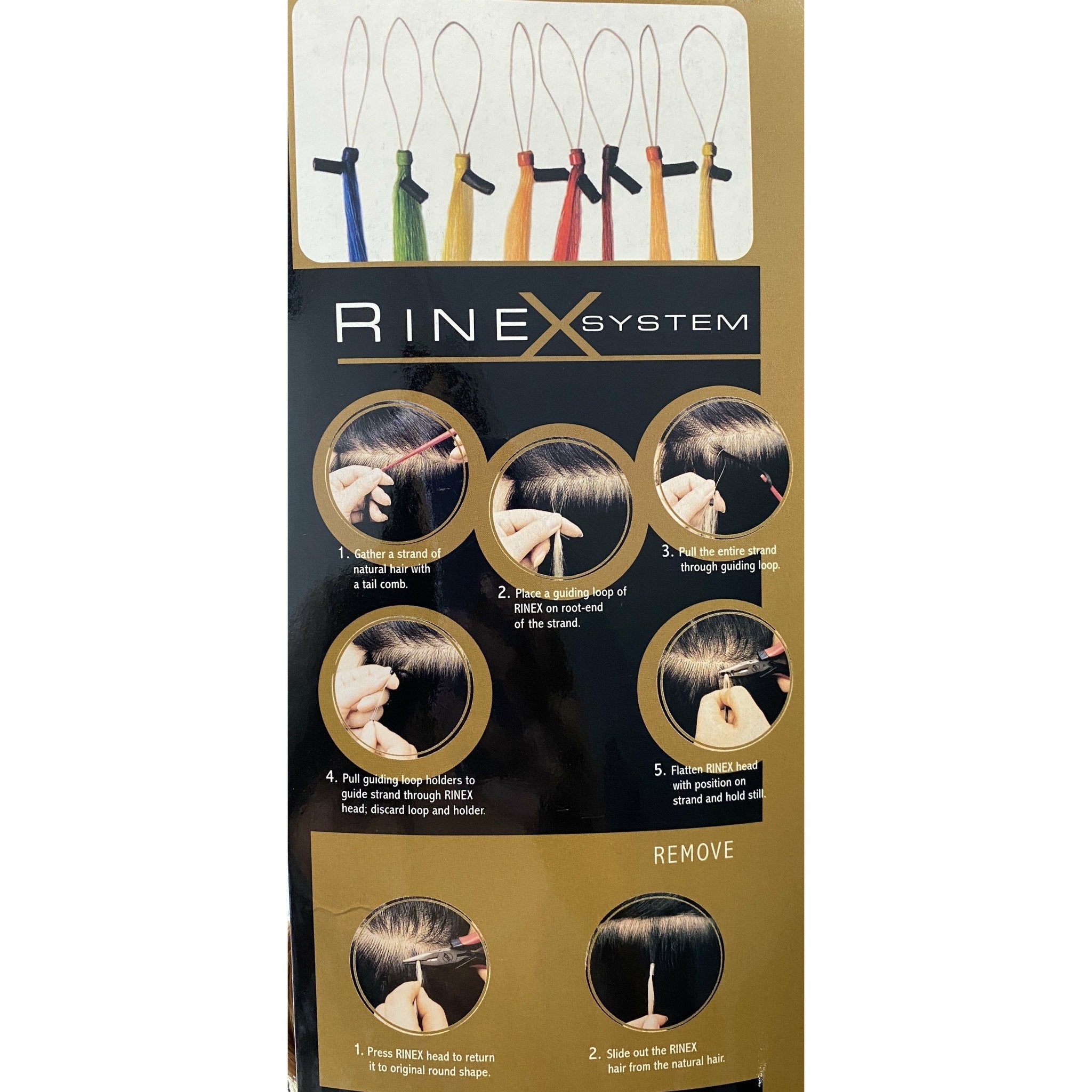 VIP Extensions RineX System Curly 18" Hair Extensions NWT - Choose Color