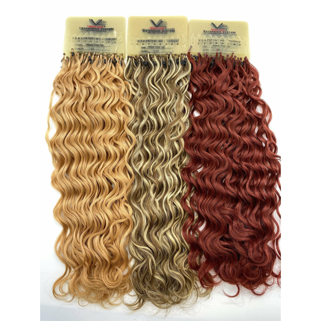 VIP Extensions RineX System Curly 18" Hair Extensions NWT - Choose Color