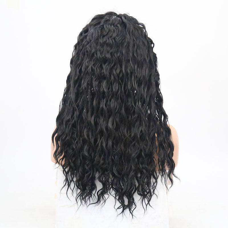 VIP Extensions Synthetic Lace Front Wig 24" Color 1B (45) NWT Hairpiece