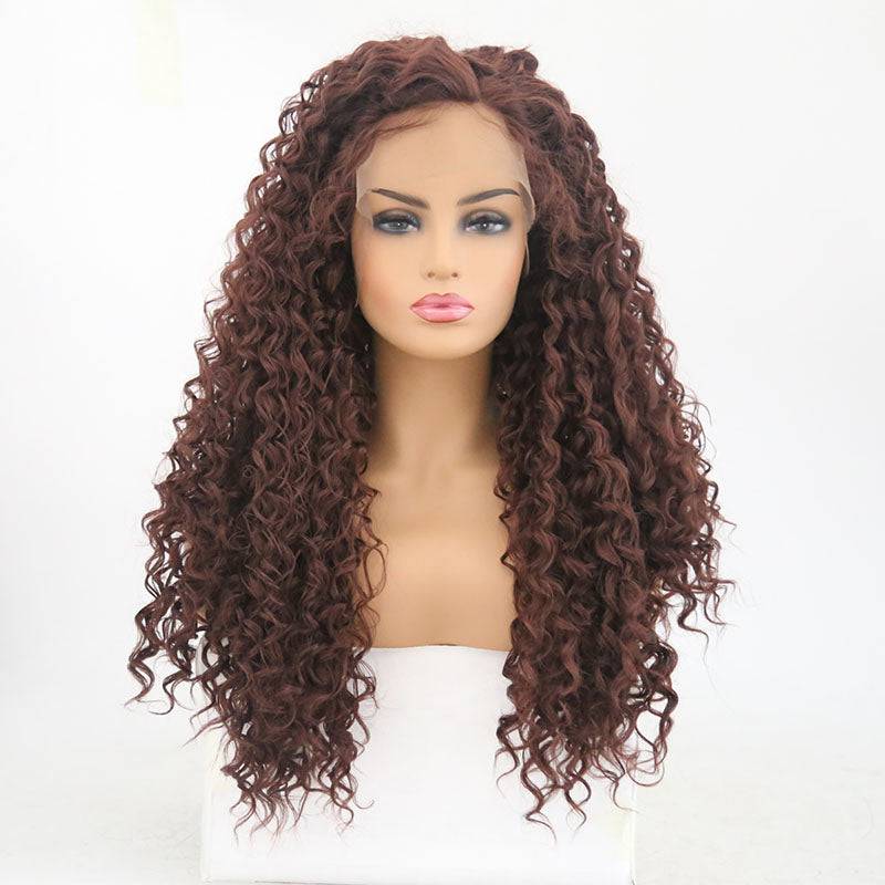 VIP Extensions Synthetic Lace Front Wig 24" Color 33 (80) Long Hairpiece