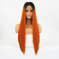VIP Extensions Synthetic Lace Front Wig 24" Color T1B/350 NWT Hairpiece