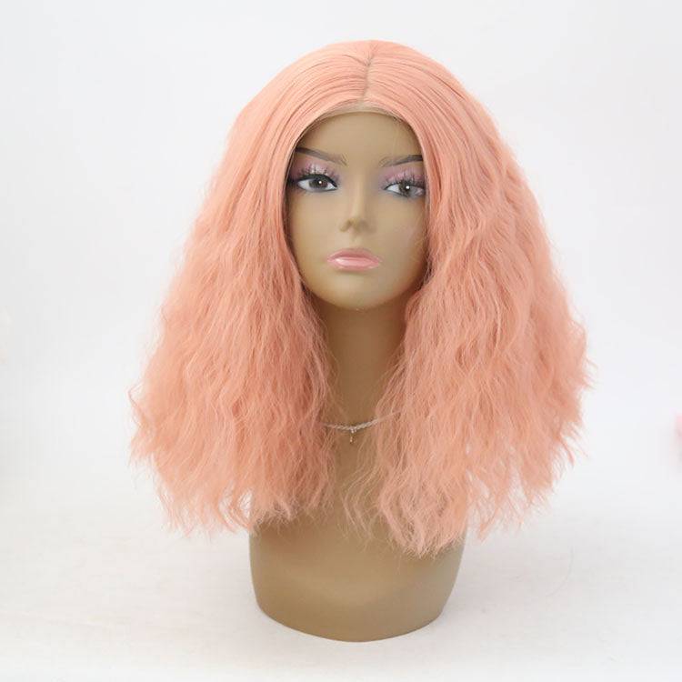 VIP Extensions Synthetic Lace Front Wig Pink 16" Color 1532 NWT Hairpiece