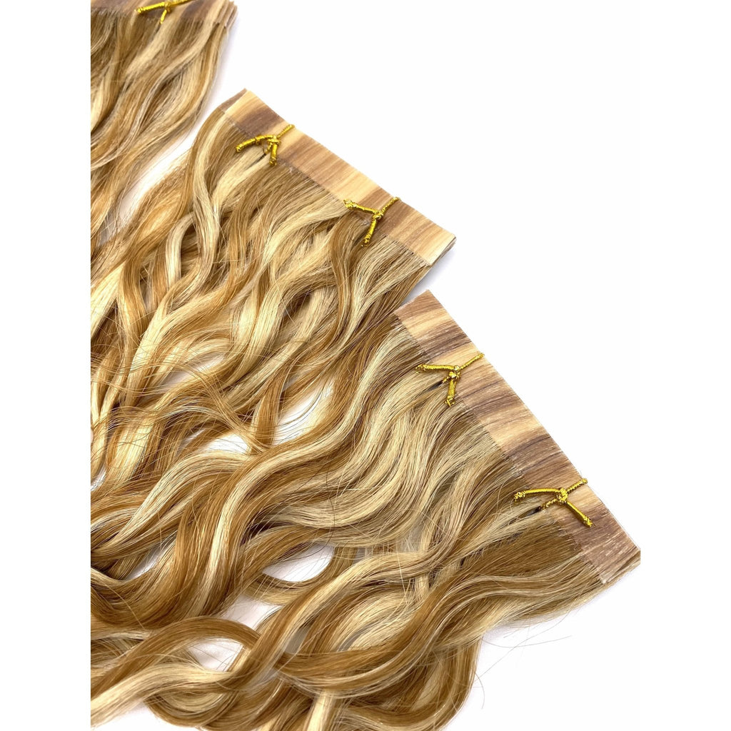 VIP TapeX System Tape In Hair Extensions French Wave 18" - Choose Color