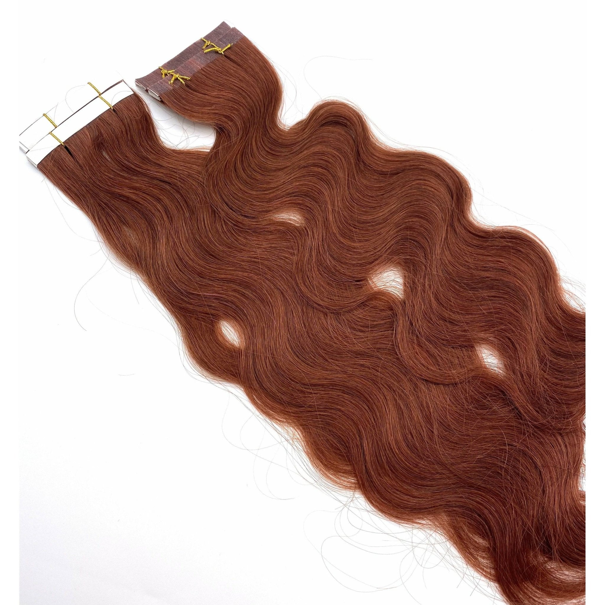 VIP TapeX System Tape In Hair Extensions Wavy 18" - Choose Color