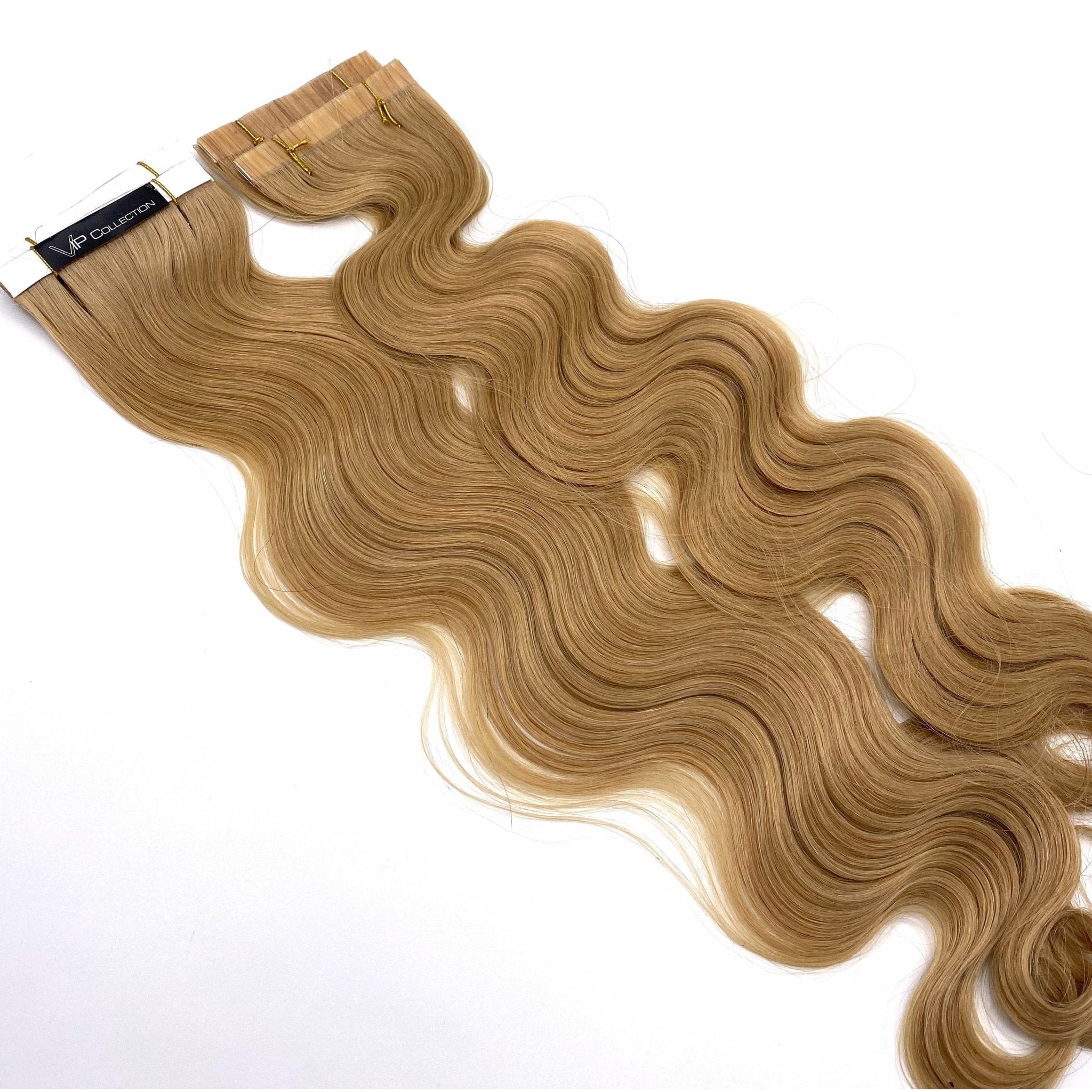 VIP TapeX System Tape In Hair Extensions Wavy 18" - Choose Color