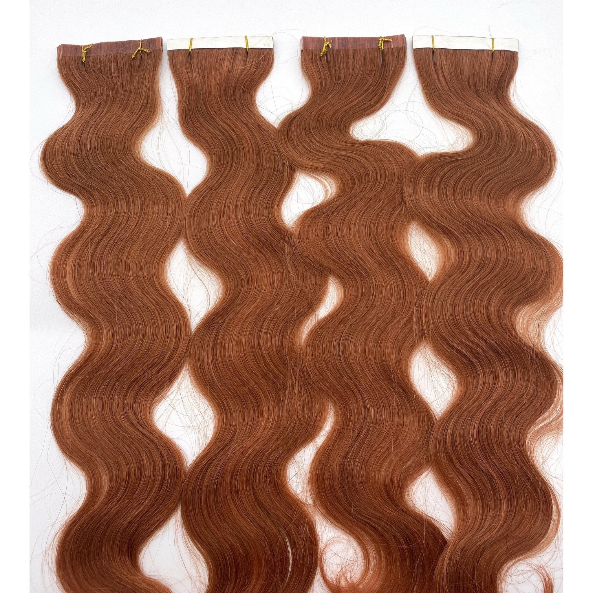 VIP TapeX System Tape In Hair Extensions Wavy 18" - Choose Color