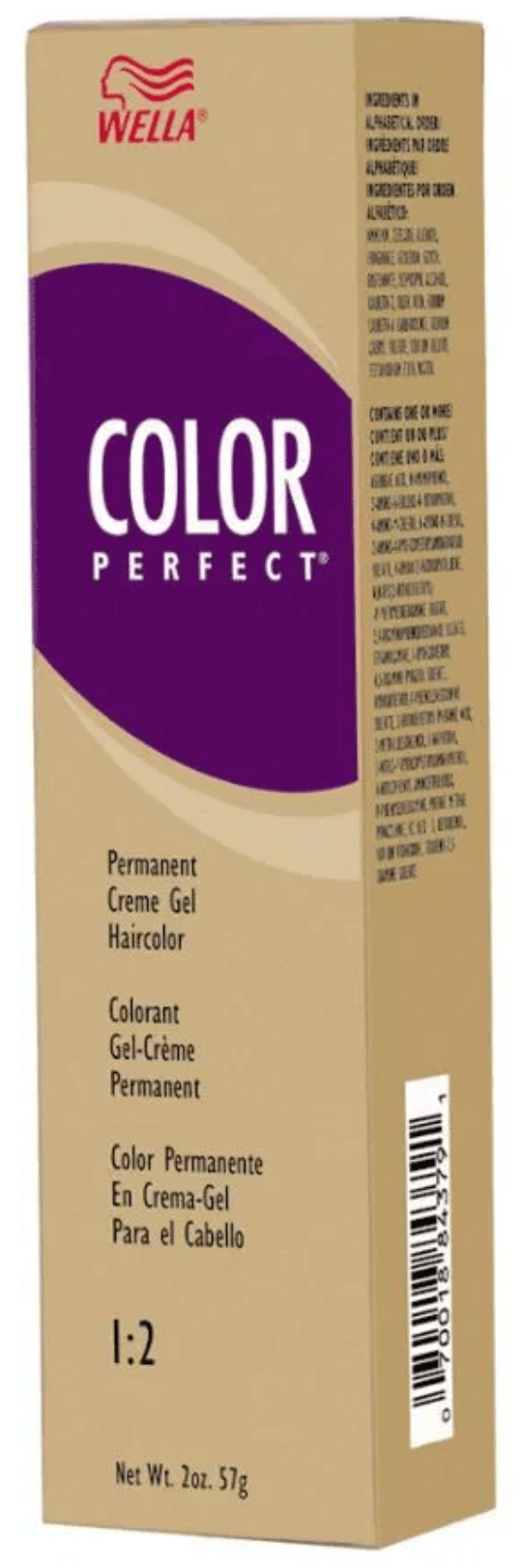 Wella Color Perfect Permanent Creme Gel 1:2 6RG Dark Red Golden Blonde