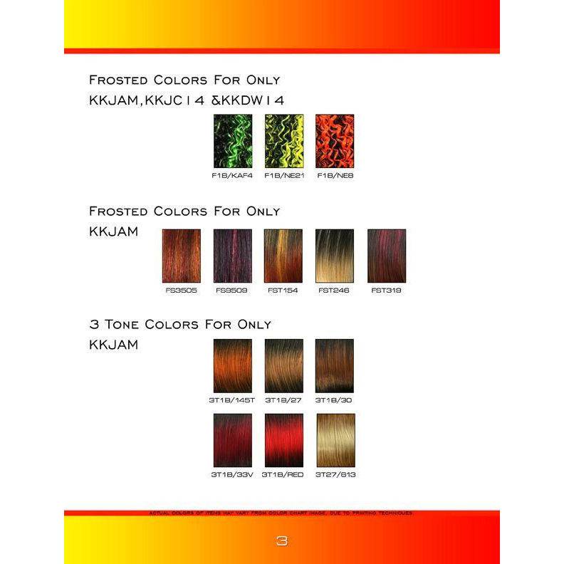 Unique Collection WSD1 Synthetic Detachable Wig - Choose Color