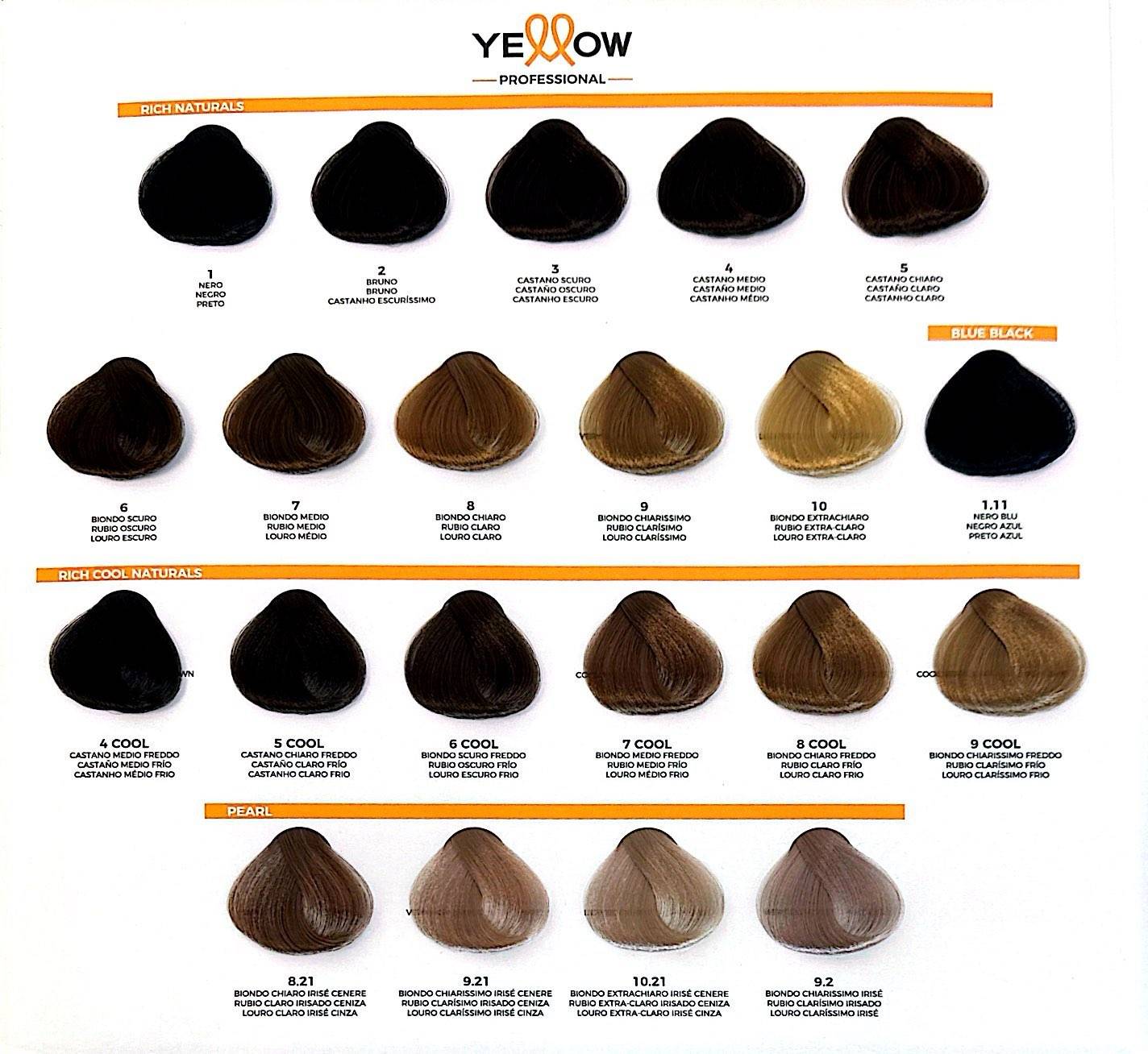 Alfaparf Milano Yellow Permanent Hair Color Dye - Choose Color